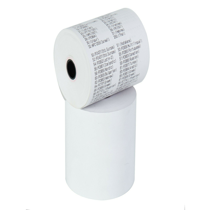 Hình ảnh Giấy in nhiệt, Giấy in bill, in hóa đơn (thermal paper) K80mm đường kính 65mm (cuộn giấy to và dài) dùng cho máy in nhiệt in hóa đơn TOPCASH, EPSON... Hàng chính hãng