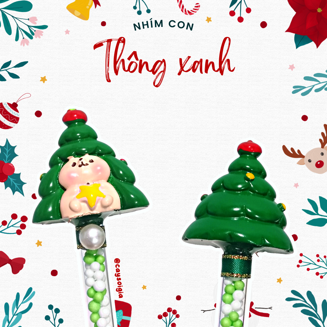 S111 - Bút dao rọc giấy thú Giáng Sinh Noel dễ thương unbox đơn hàng, cắt sticker băng dán washi tape