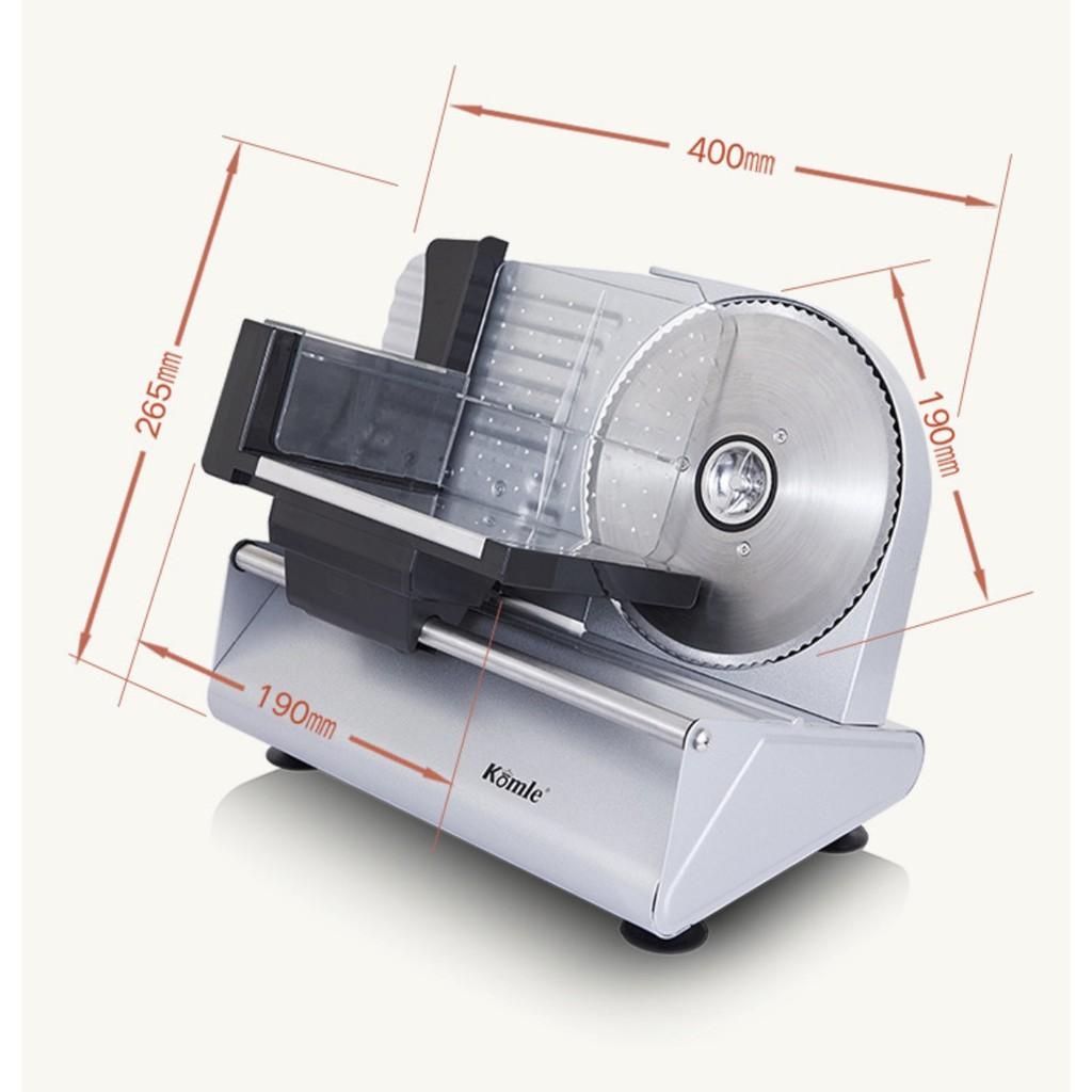 Máy cắt thịt để bàn MS6 Komle️ nhỏ gọn thái nhanh 200w - AsiaMart