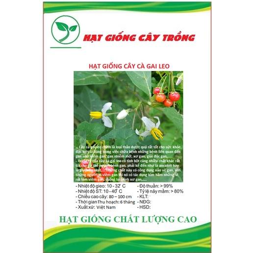 Hạt giống cây cà gai leo hoa trắng CT288 - Gói 50 hạt