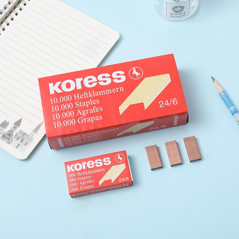 Bấm kim văn phòng, Bấm kim văn phòng Clear Spring với 10000 chiếc bấm kim - Vàng hồng