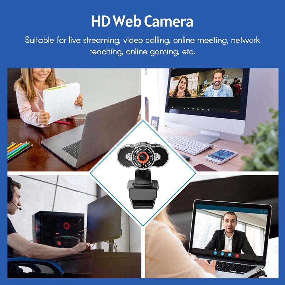 Webcam HD 720P USB tích hợp để Truyền trực tuyến Cuộc gọi Video cho máy tính xách tay
