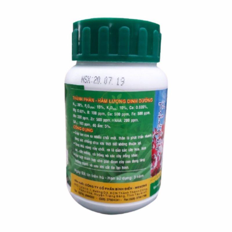 Phân bón lá Đầu trâu 501. Hũ 100g. Nảy chồi, ra lá, mập thân Rau màu, hoa cây cảnh