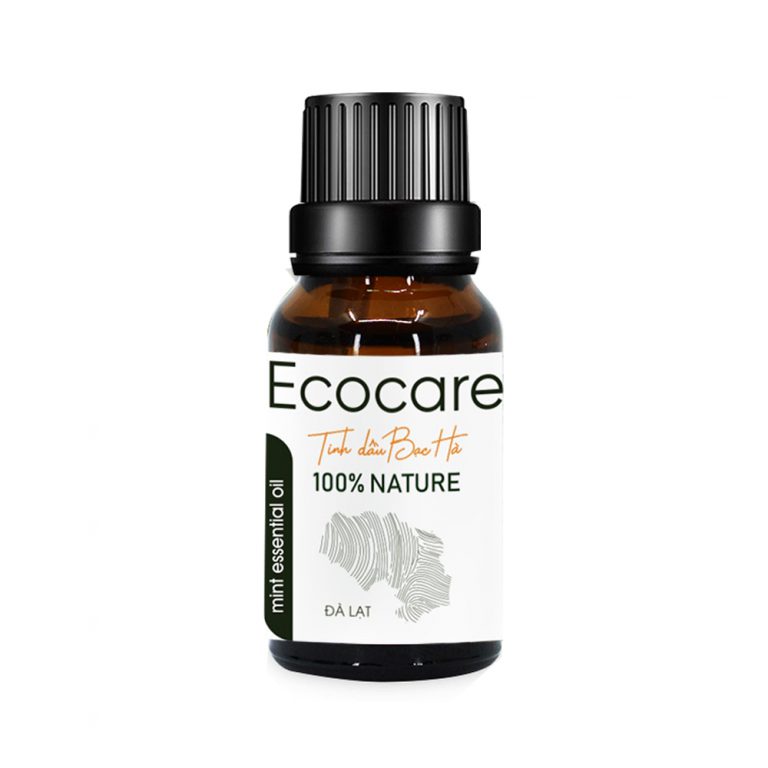 Tinh Dầu Bạc Hà EcoCare 10ml - Tặng nến xông tinh dầu