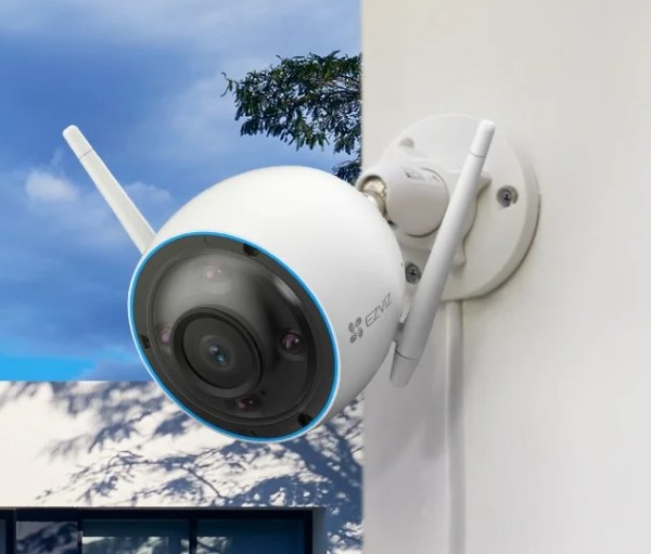 Camera IP Wifi Ngoài Trời EZVIZ H3 3K 5MP Full Color, điều khiển vẫy tay thông minh - Hàng Chính Hãng 