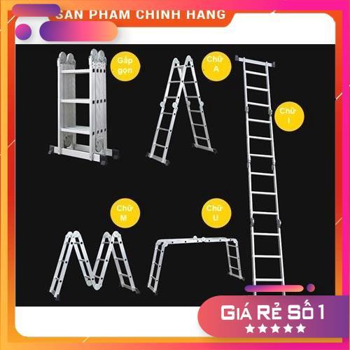 Thang nhôm gấp 4 đoạn DIY TLG-4D