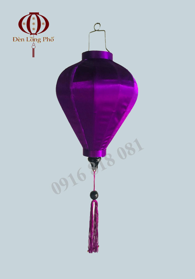 Combo 20 đèn lồng Hội An vải phi bóng size 30 cm nhiều màu nhiều kiểu chuyên dùng trang trí ngoài trời