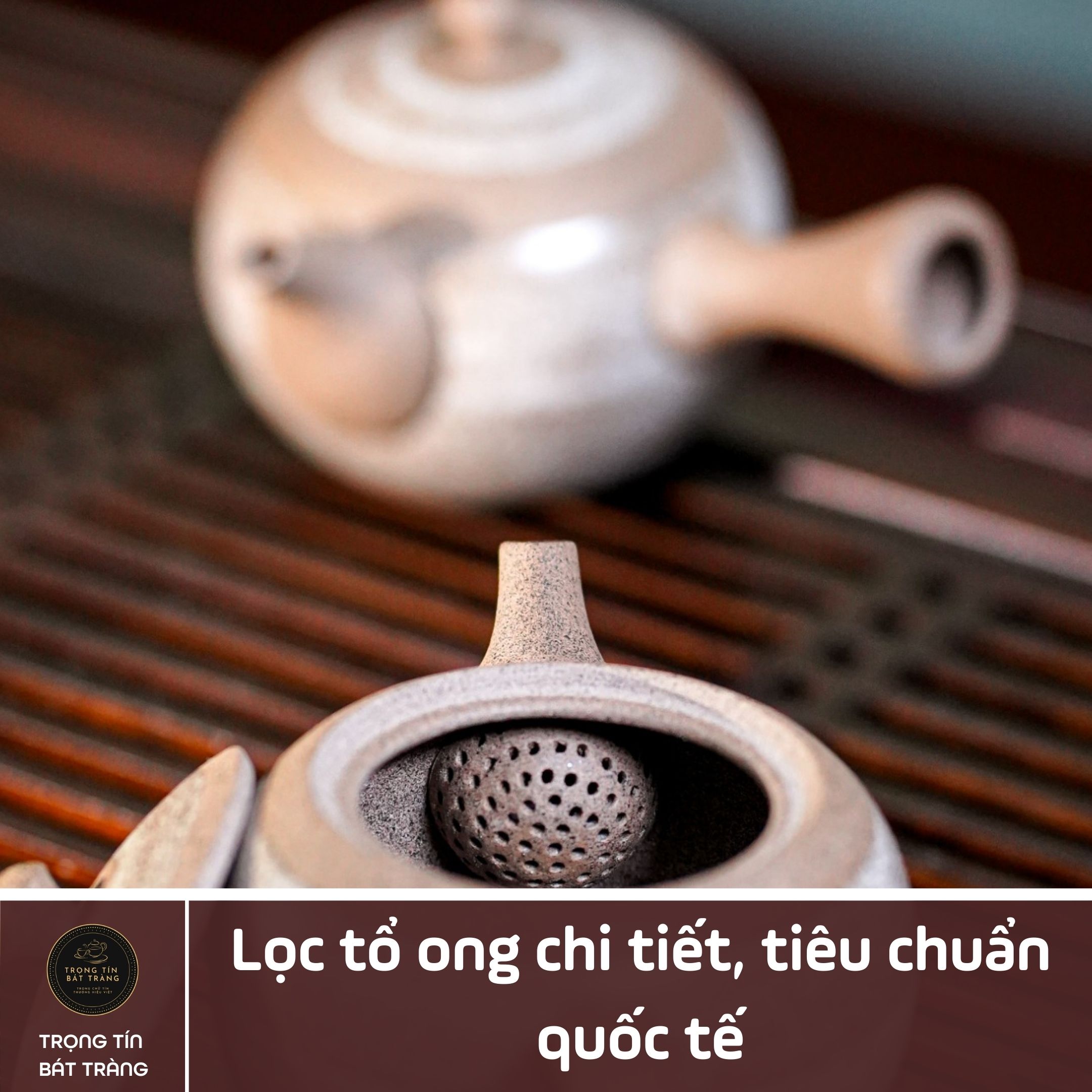 Ấm Trà Đạo, Ấm Uống Trà Độc Ẩm, Song Ẩm TÁNH KHÔNG Gốm Hồng Sa Bát Tràng Trà Gia Quán Họa Tiết Trơn Ánh Kim Sa