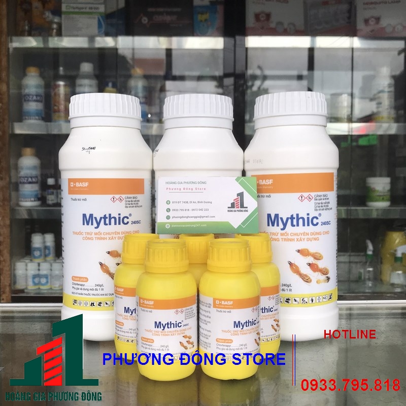 Thuốc diệt mối, phòng mối Mythic 240SC _ chai 1 lít