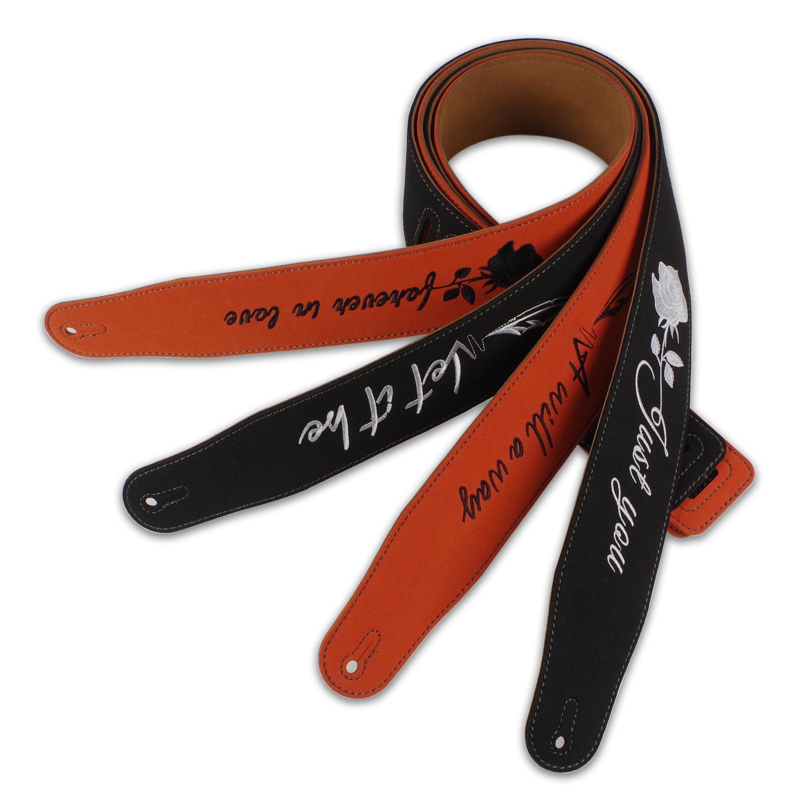 Guitar Strap Adjustable Strap Bass Acoustic Electric Guitar Accessories Black