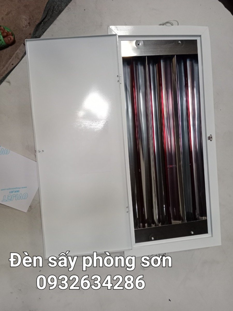 Máng đèn sấy phòng sơn