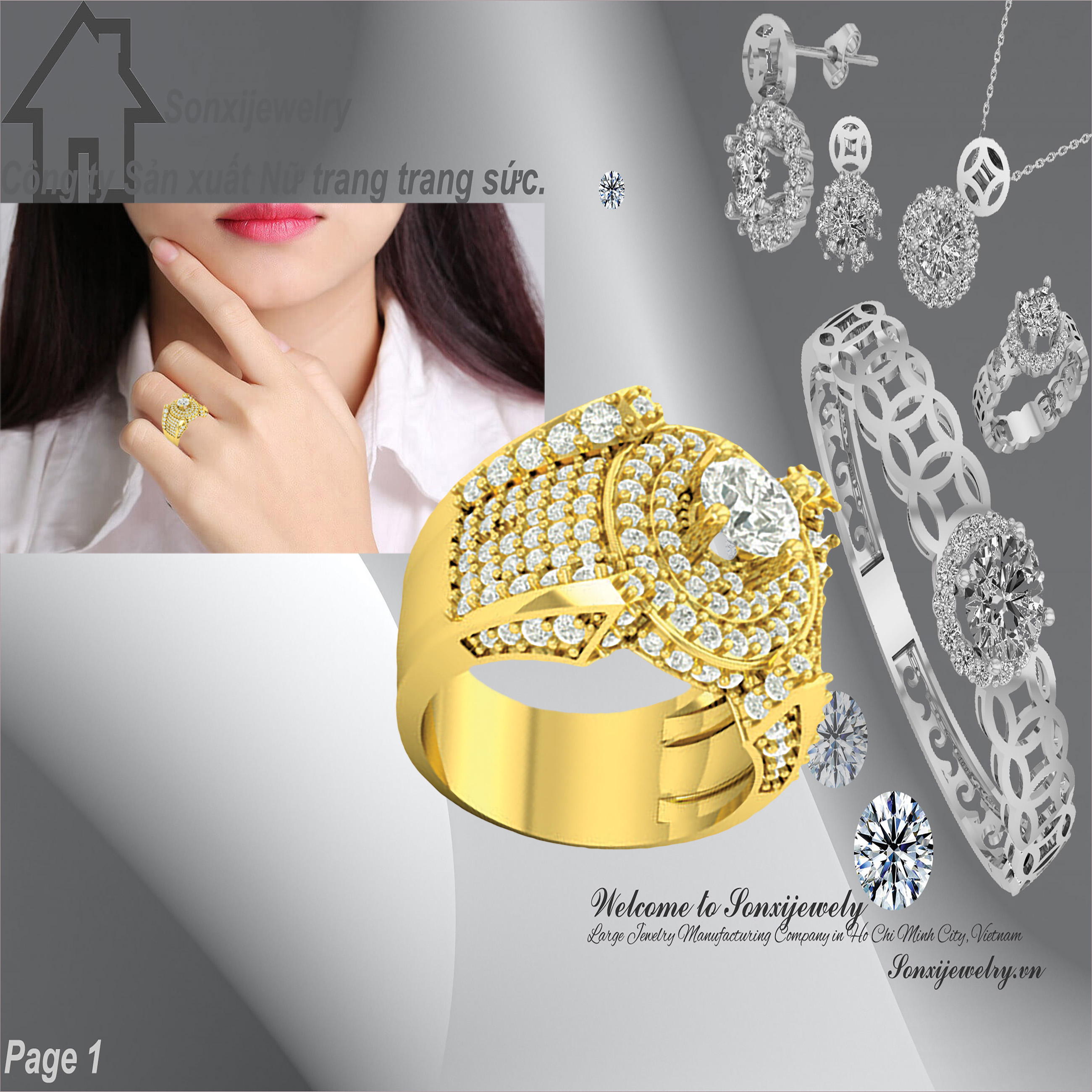 NHẪN NỮ PHONG THỦY MẪU ĐẸP
