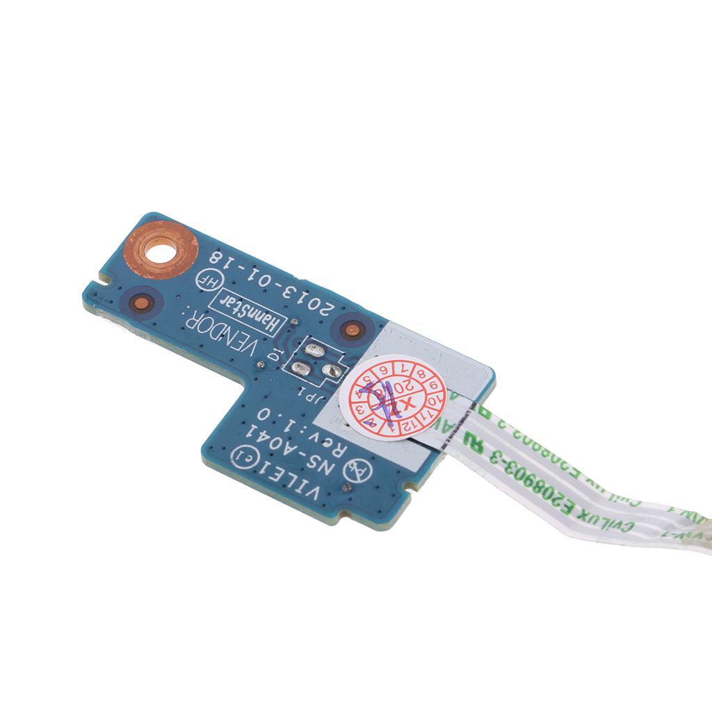 Laptop Power Button Board Switch w/ Cable Replacement for Lenovo ThinkPad Edge E431 NS-A041, Pack of 1