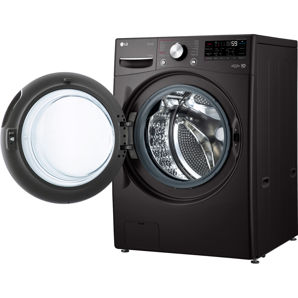 Máy giặt sấy LG Inverter 15/8 kg F2515RTGB - Hàng chính hãng - Giao HCM và 1 số tỉnh thành