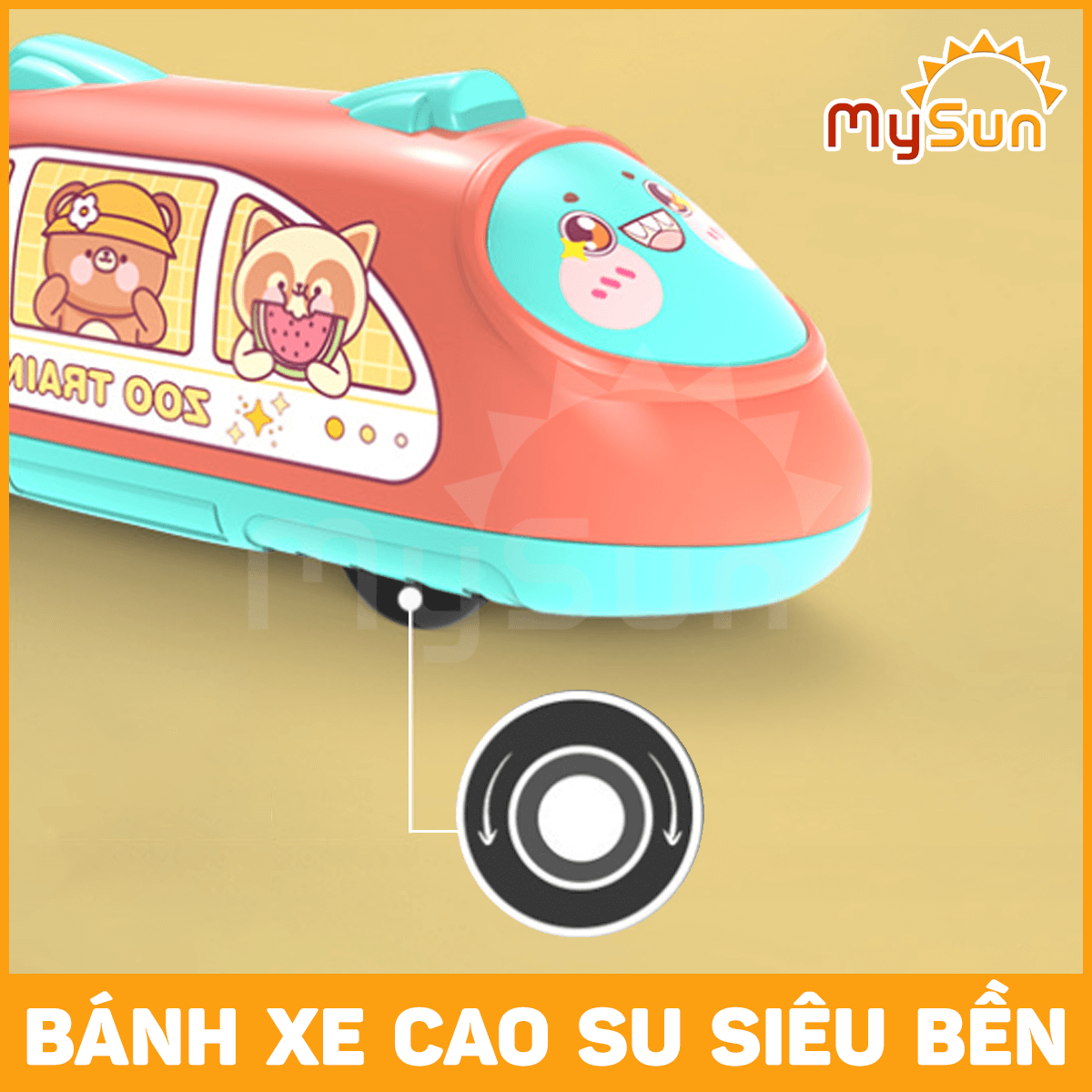 Tàu điện ngầm siêu cao tốc đồ chơi mô hình trong nhà giá rẻ cho bé MySun