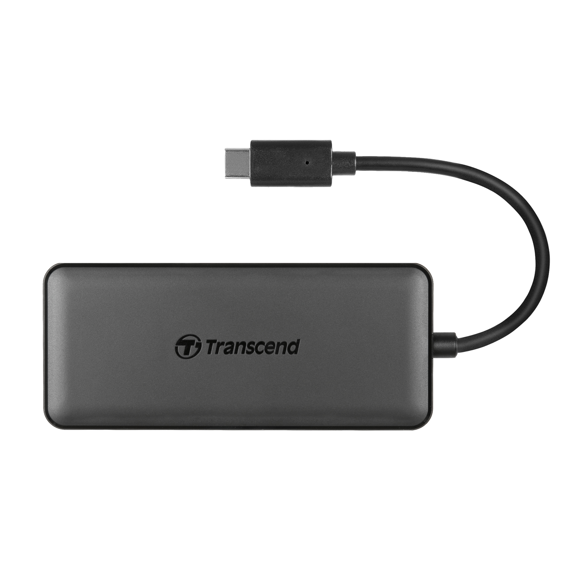 Hub USB Type C Transcend HUB5C 6 Cổng Type C x2/ Type A x2/ SD/MicroSD Tích Hợp Sạc Nhanh - Hàng Chính Hãng