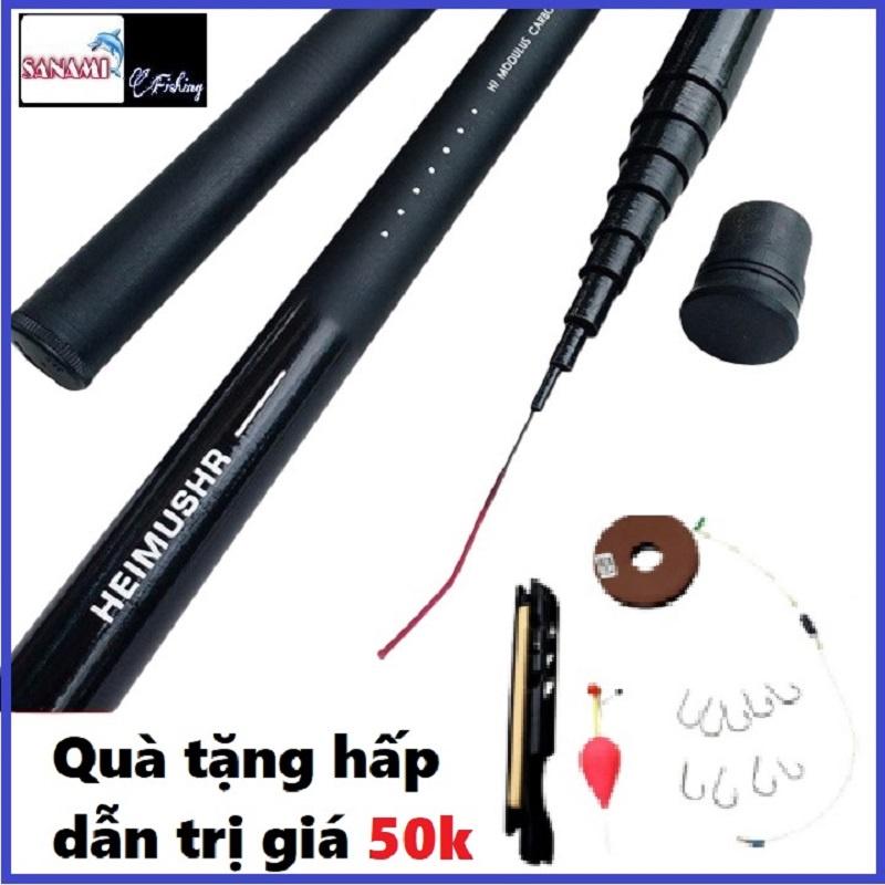 Cần Câu Tay SHIMANO HEIMUSHR Giá Rẻ Cần Câu Đài Dạng Rút Sợi Cacbon - Sanami Fishing