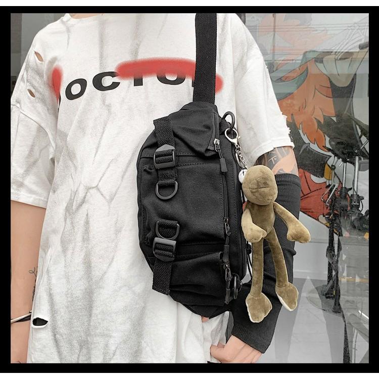 túi đeo chéo thể thao phong cách đường phố cá tính hiphop hàn quốc