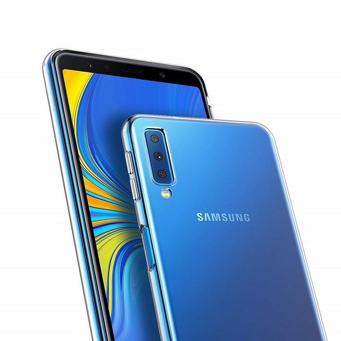 Ốp lưng dành cho Samsung Galaxy A7 2018 silicon dẻo trong suốt cao cấp loại A+