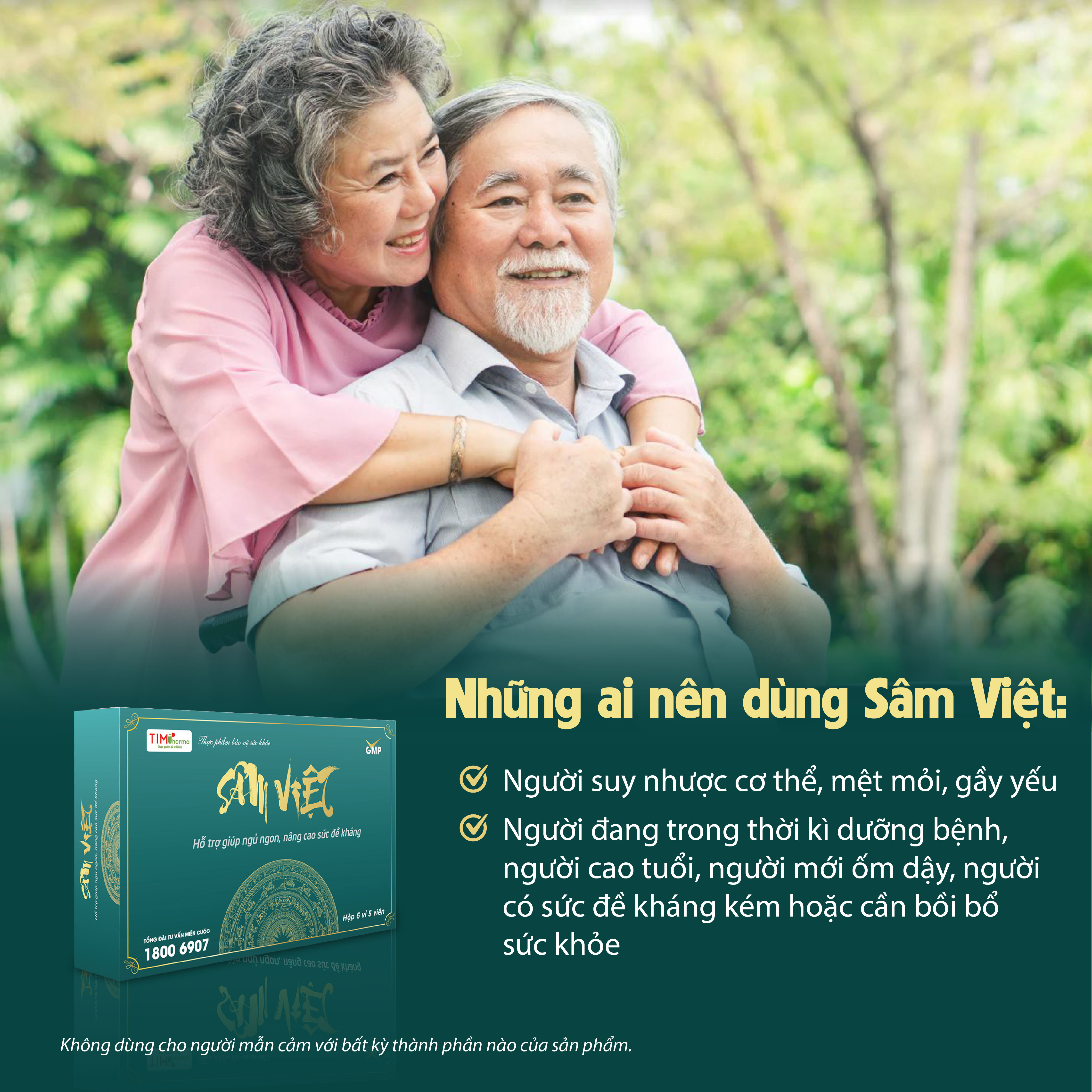 Sâm Việt - Hỗ trợ giúp ngủ ngon, nâng cao sức đề kháng