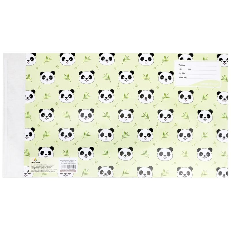 Bao Tập 2 Trong 1 Bìa Kiếng Panda - The Sun 04 (5 Tờ/Xấp)