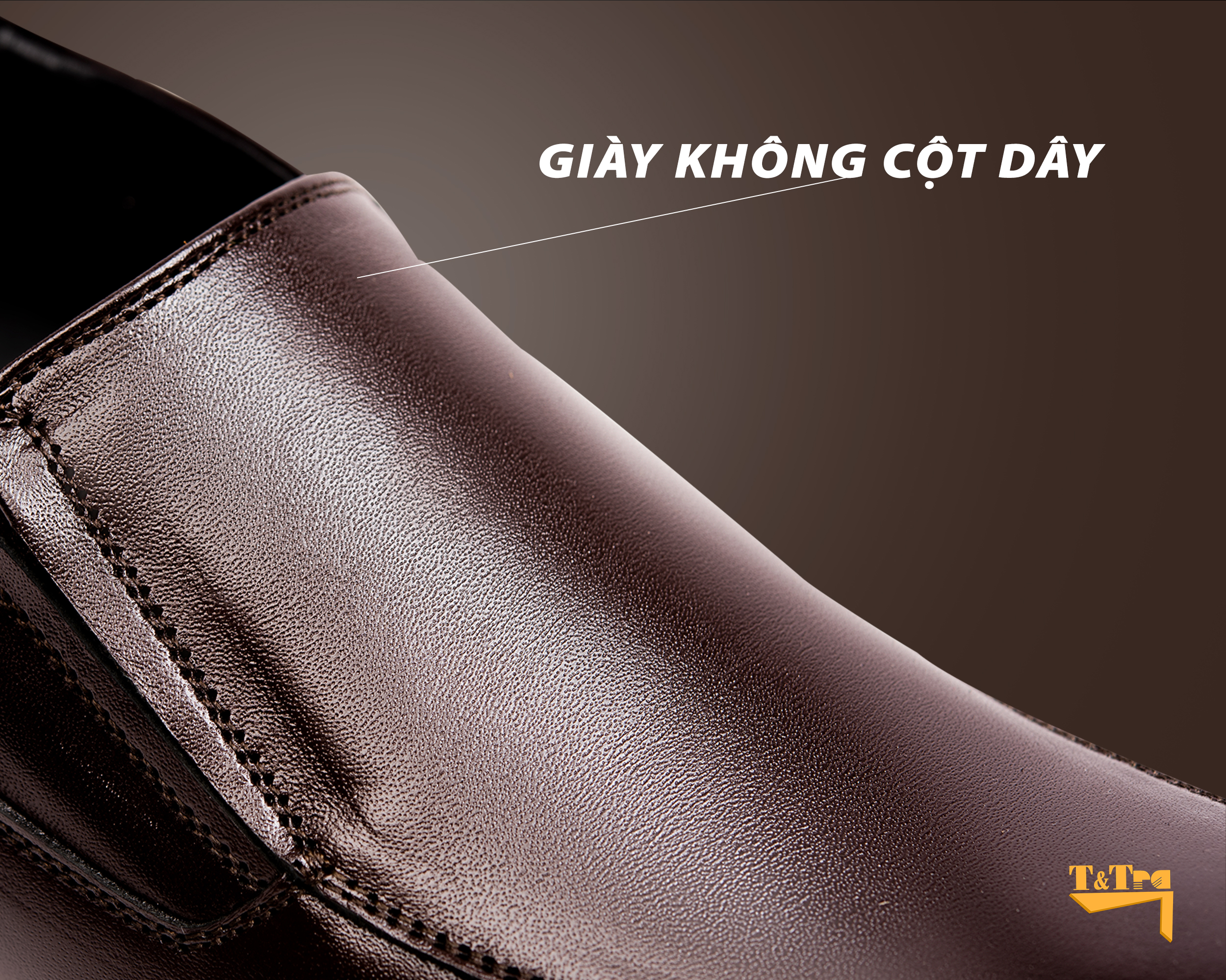 Giày Tăng Chiều Cao Nam T&TRA Tăng Cao 6Cm- S1013 Nâu Tối- Chất Liệu Da Bò Cao Cấp, Đế Cao Su Ghép- Đế Pháp, Phần Tăng Cao Ẩn Bên Trong