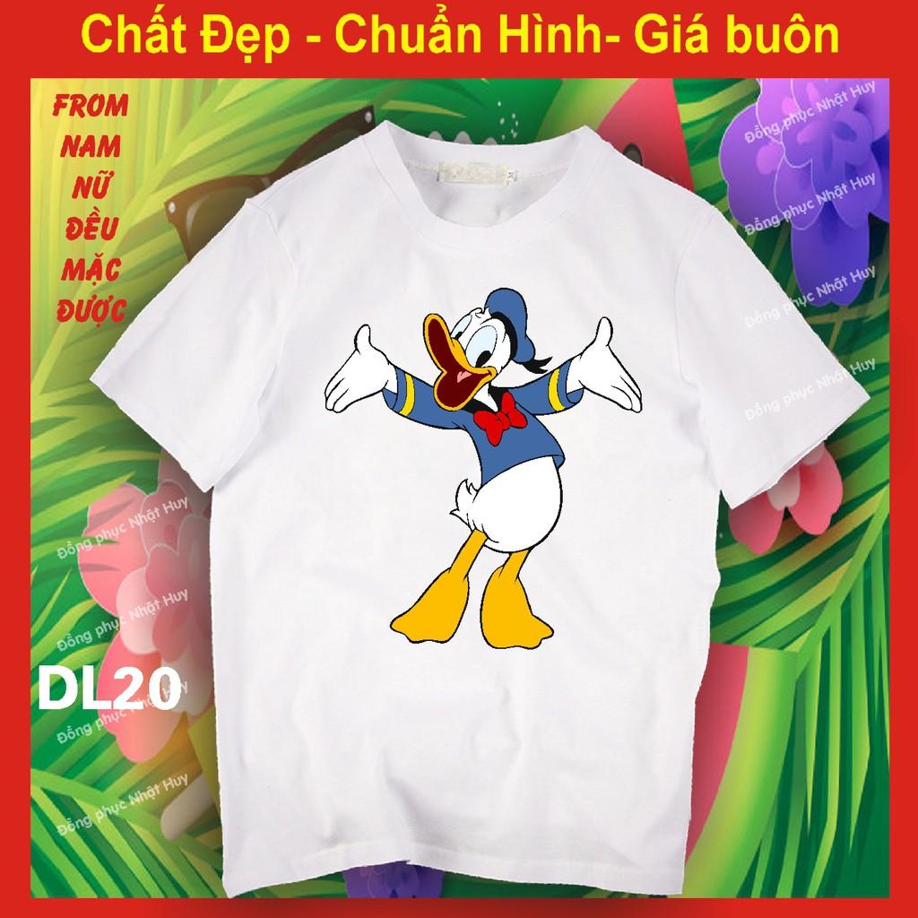 Áo thun vịt Donald DL18,phông , chất đẹp, bao đổi trả
