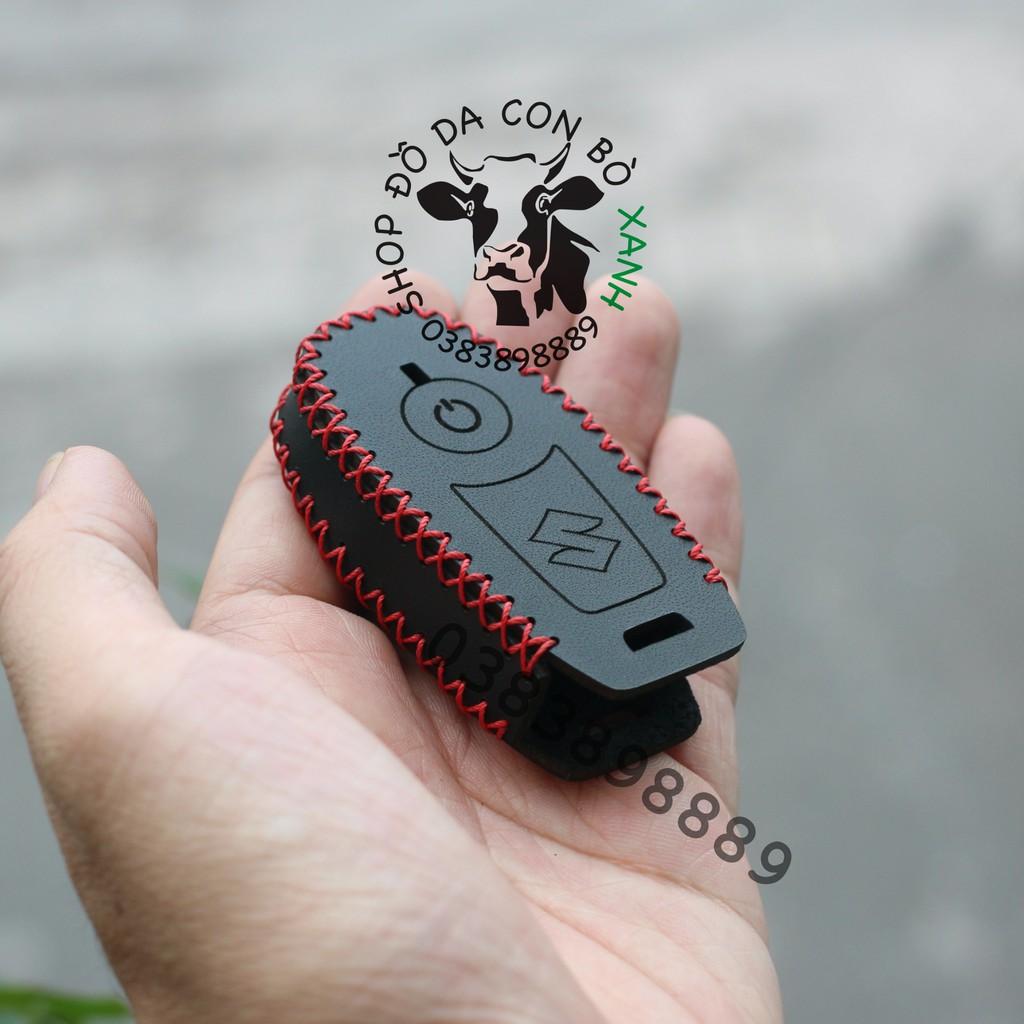 Bao da dành cho Chìa Khóa Smartkey Suzuki GSX R150 handmade da thật