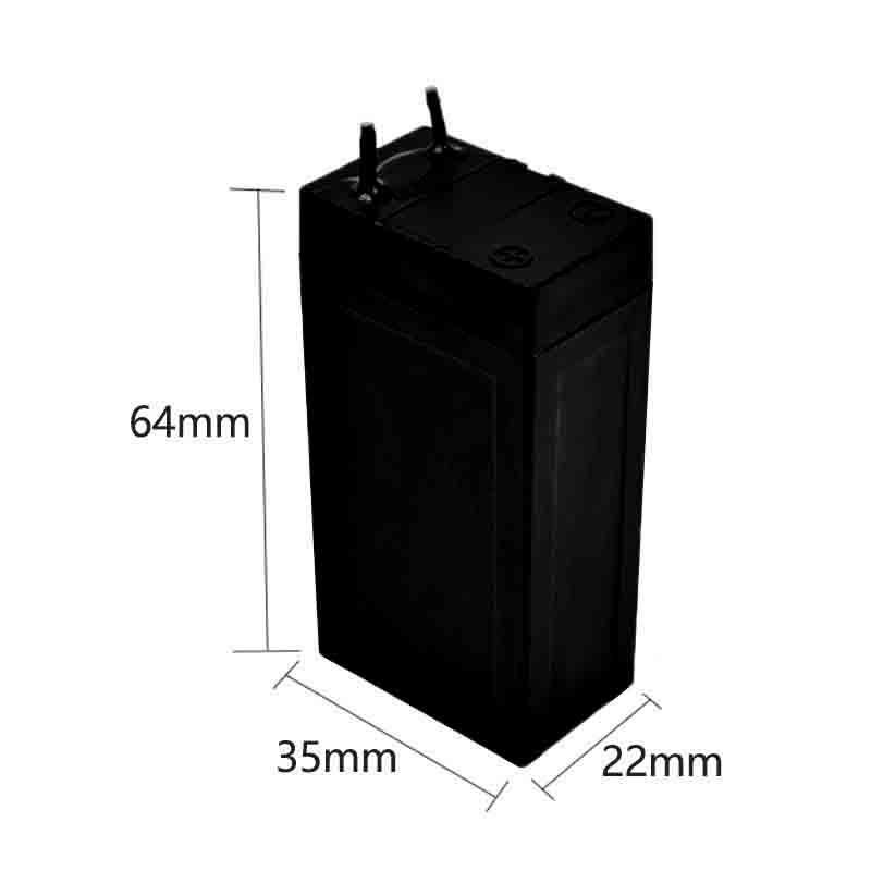 4V 1200mAh Pin Axit Chì Có Thể Sạc Lại Muỗi Bat Pin Đèn LED Đèn Pha Đèn Pin Dung Lượng Cao Batt Có Thể Sạc Lại Màu sắc: 3 cái