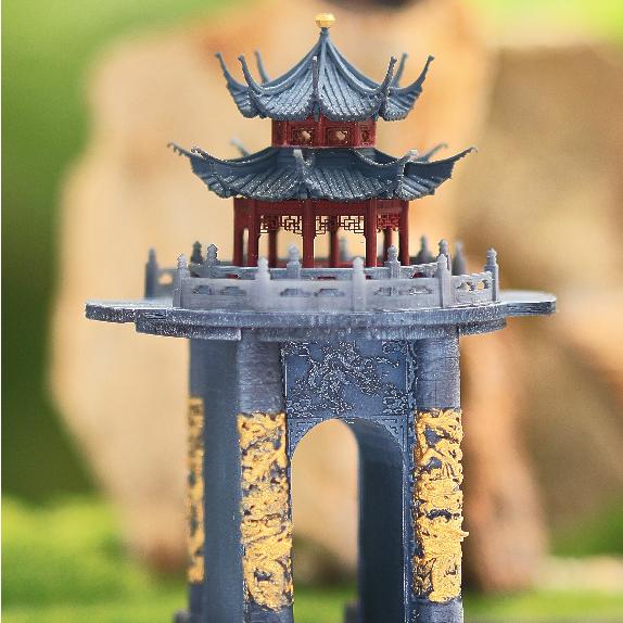 Mô hình Trung Hoa: VDS0114 - decor, để bàn, trang trí tiểu cảnh, bán cạn, terrarium, non bộ, bonsai