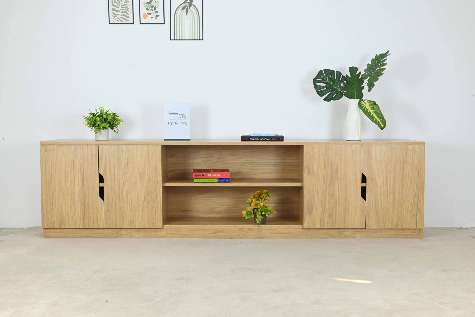 DASH, Kệ Tivi 6 ngăn, 210cm x 35cm x 54cm    , KTV_006