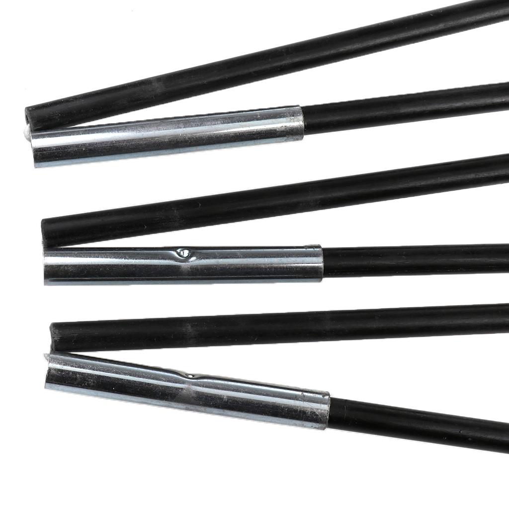 2 Pieces Fiberglass Camping Tent Poles Replacement Kit Accessories