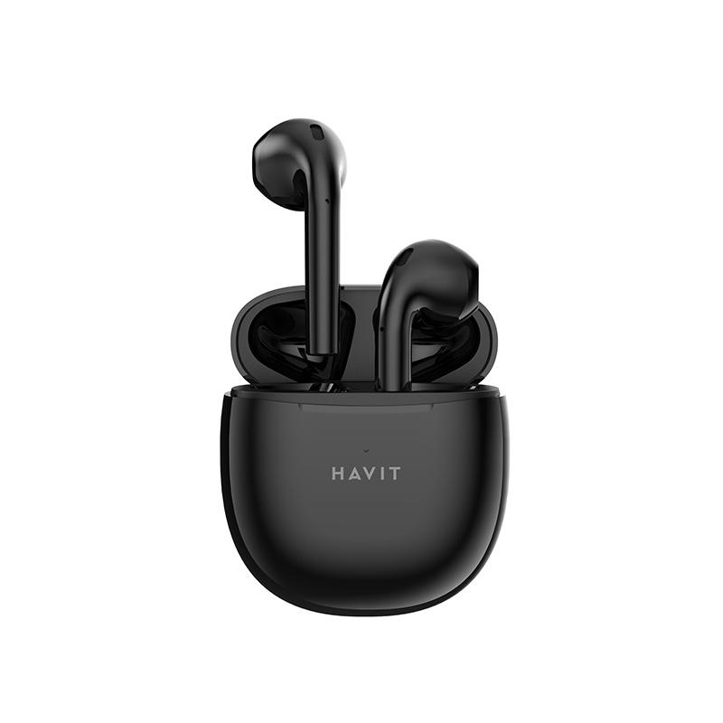 Tai Nghe Bluetooth True Wireless HAVIT TW932 BT v5.2, Âm Bass Tăng Cường, Driver 13mm - Hàng Chính Hãng