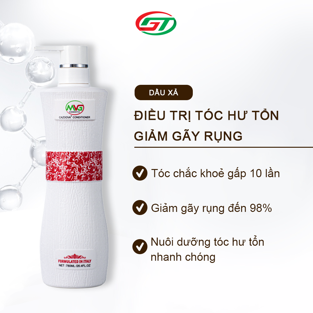 Dầu xả tóc Collagen phục hồi tóc hư tổn Cazoova 500ML &amp; 780ML