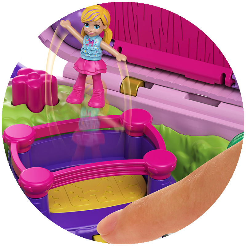 Đồ Chơi Búp Bê POLLY POCKET Polly Pocket Và Bữa Tiệc Bất Ngờ Cùng Rainbow Unicorn GKL24