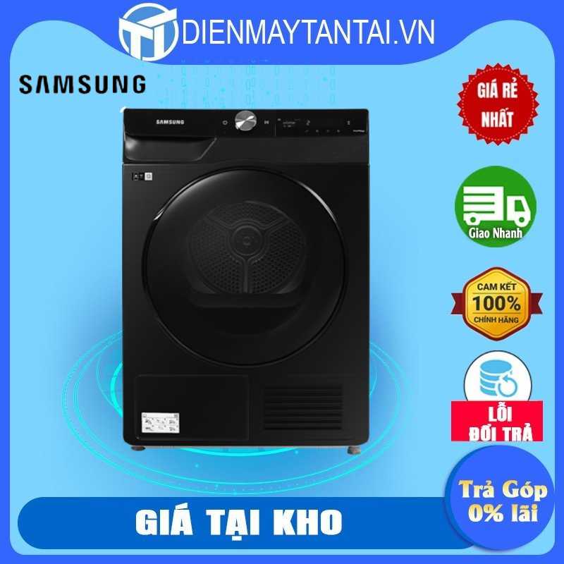 Hình ảnh Máy sấy bơm nhiệt Samsung Inverter 9 Kg DV90T7240BB/SV - Hàng chính hãng (chỉ giao HCM)