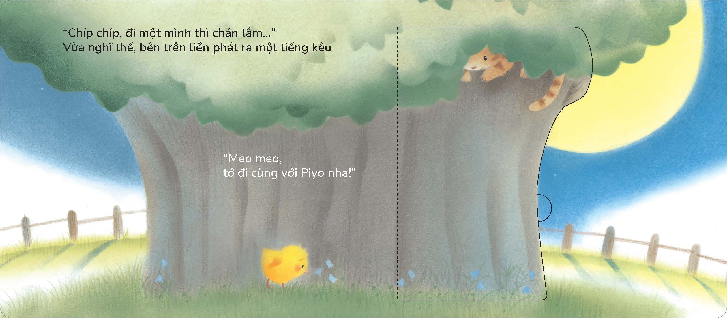 Gà con Piyo Chúc ngủ ngon - Sách tranh Pop-up