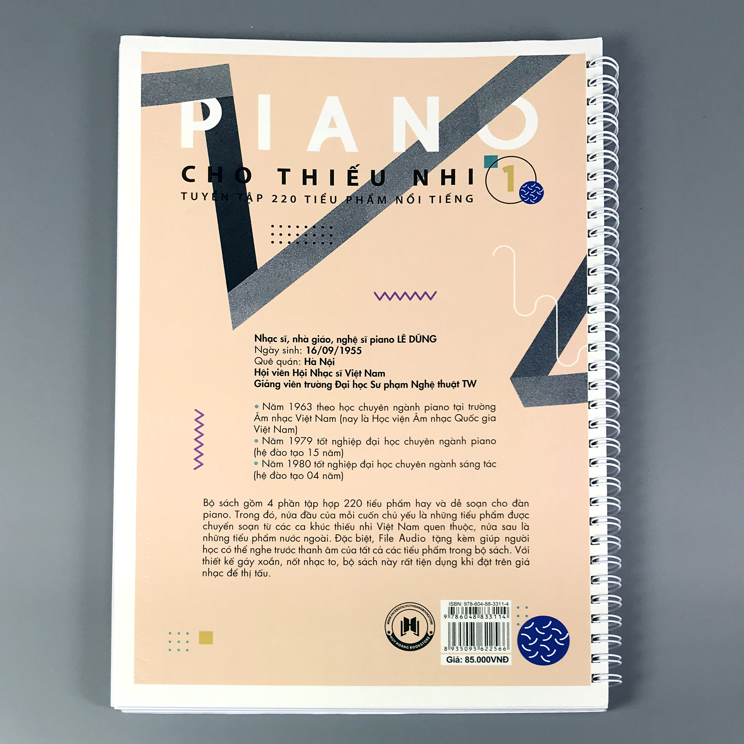 Piano cho thiếu nhi - tuyển tập 220 tiểu phẩm nổi tiếng Phần 1