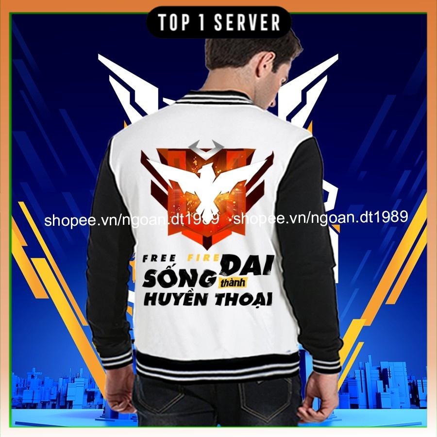 Áo Free Fire - Áo FF - Áo Khoác Free Fire Rank Huyền Thoại