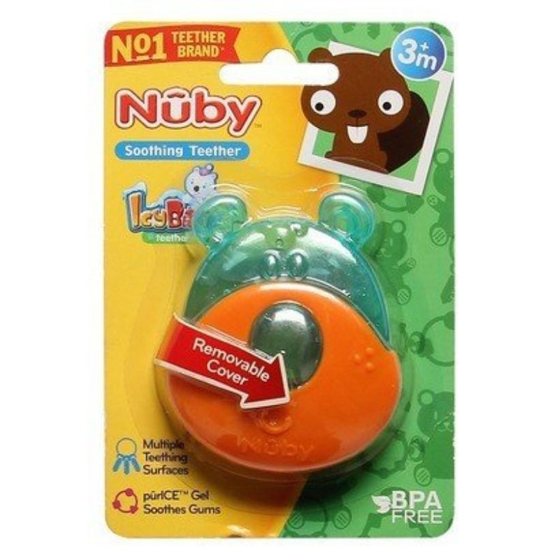 [ 92658-Nuby ] Ngậm nướu Gel lạnh hình thú cưng