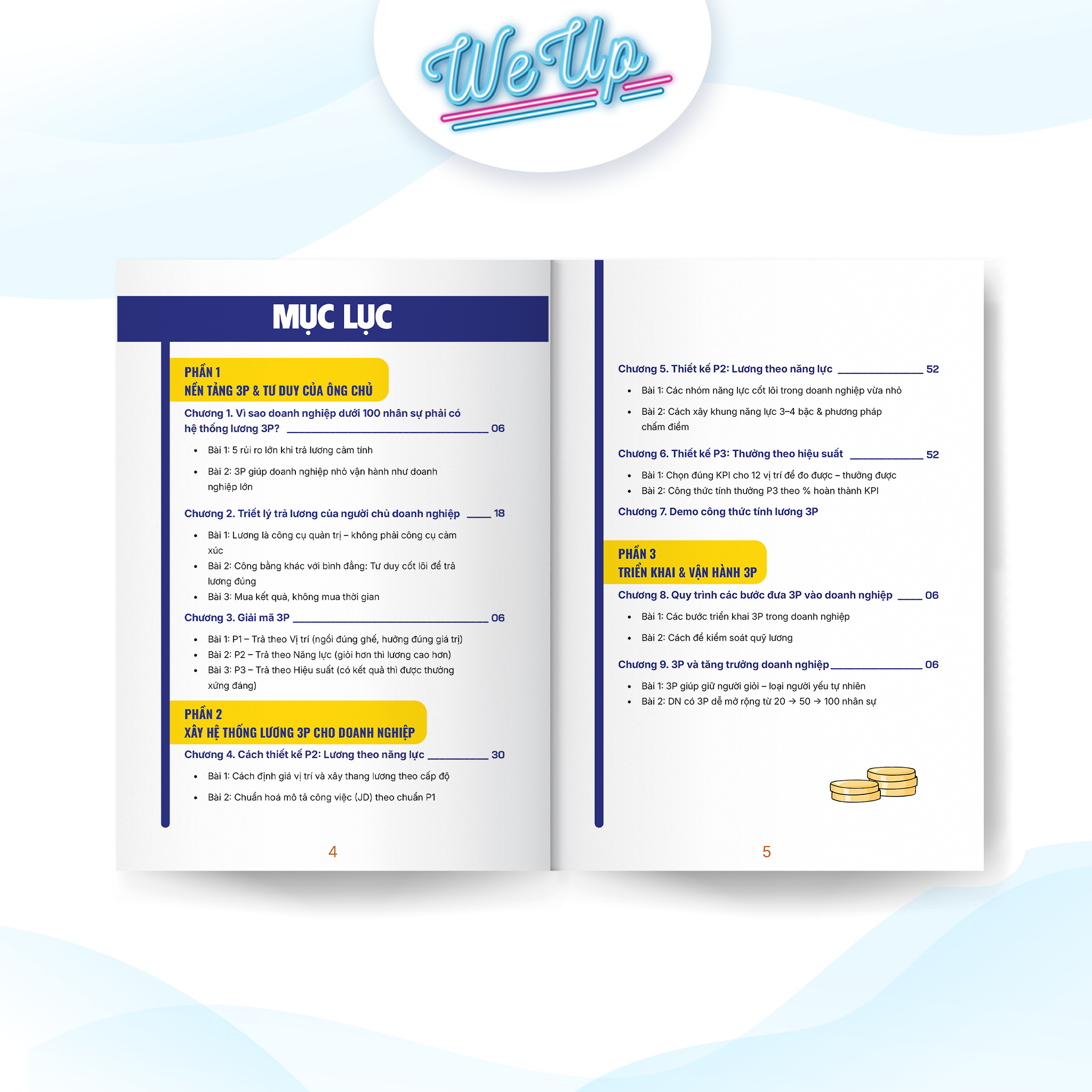 Sách Hướng Dẫn Công Thức Trả Lương + Thưởng 3P (Vị trí - Năng lực - Hiệu suất)