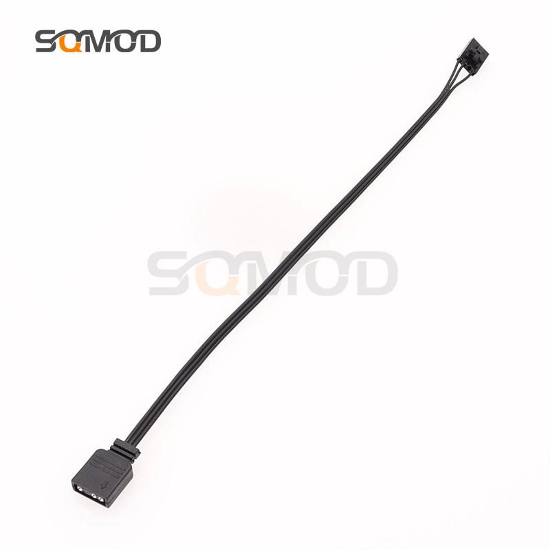 SQMOD for Corsair RGB To Standard ARGB 4-Pin 5V Adapter Connector RGB cable 25cm 50cm 100cm