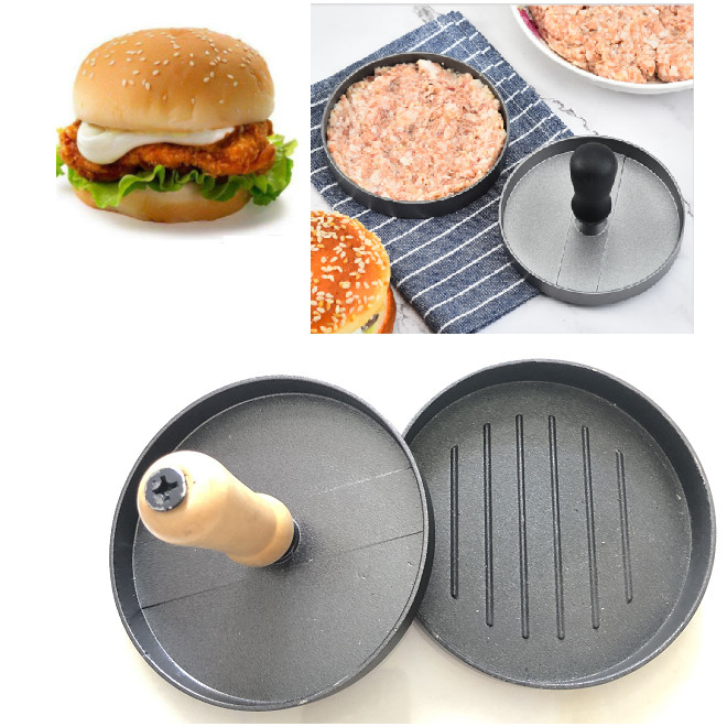 Dụng Cụ Tạo Hình Nhân Bánh Hamburger Chống Dính Tiện Dụng