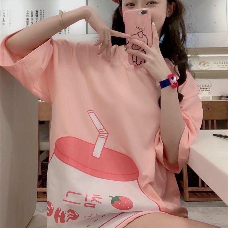 Áo thun Tay Lỡ Unisex  Freesize từ 40-70kg