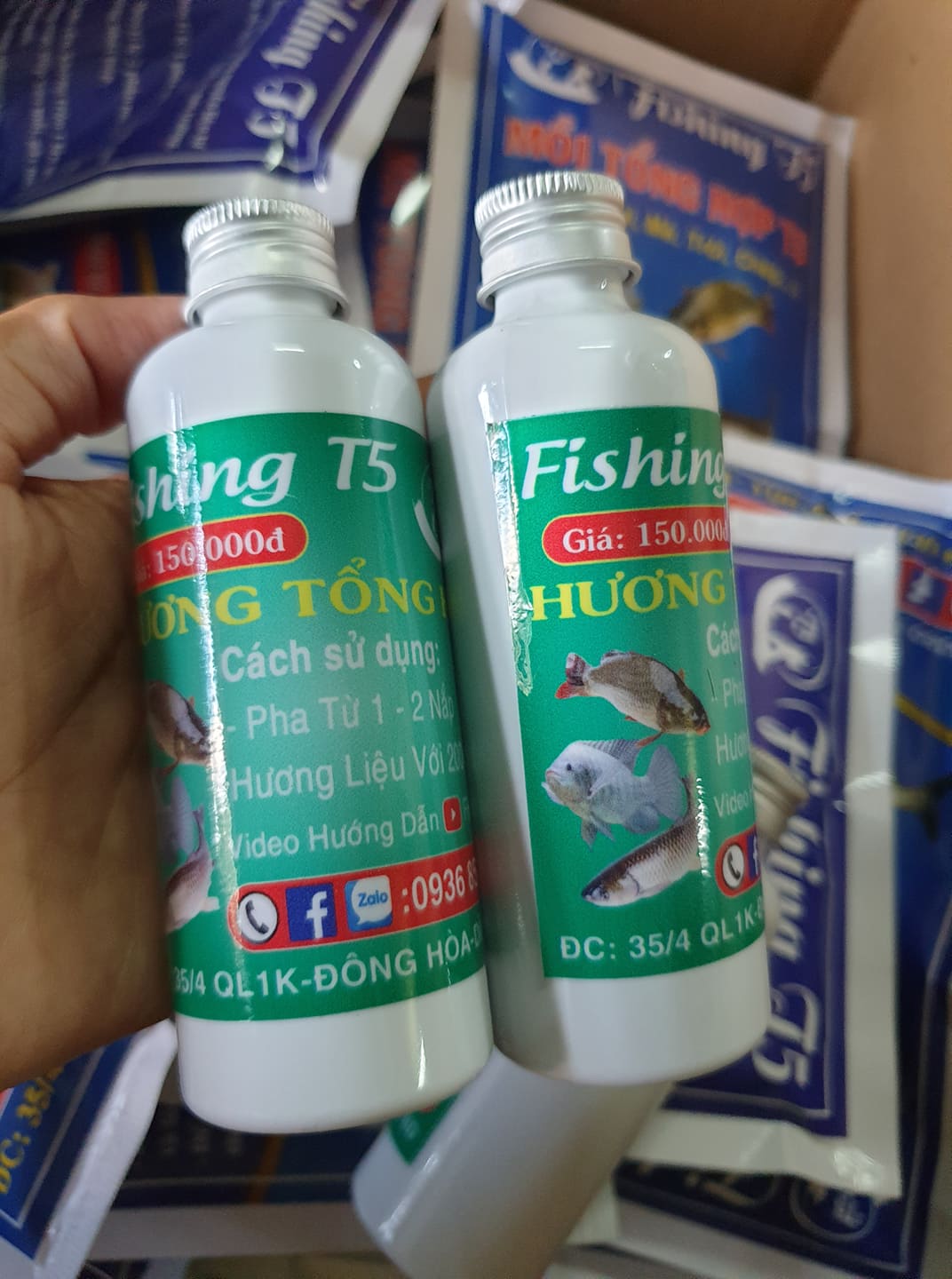 1 chai HƯƠNG TỔNG HỢP T5 / TINH MÙI CÂU CÁ TRẦN NĂM