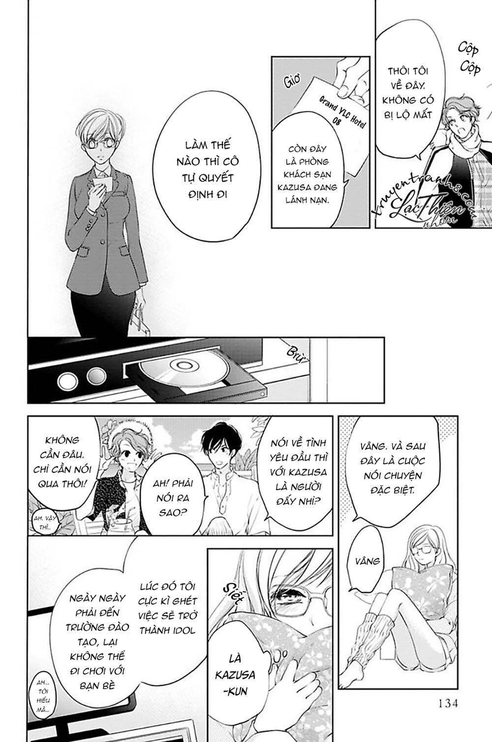 nụ hôn cuồng nhiệt của ngài idol! chapter 4 30