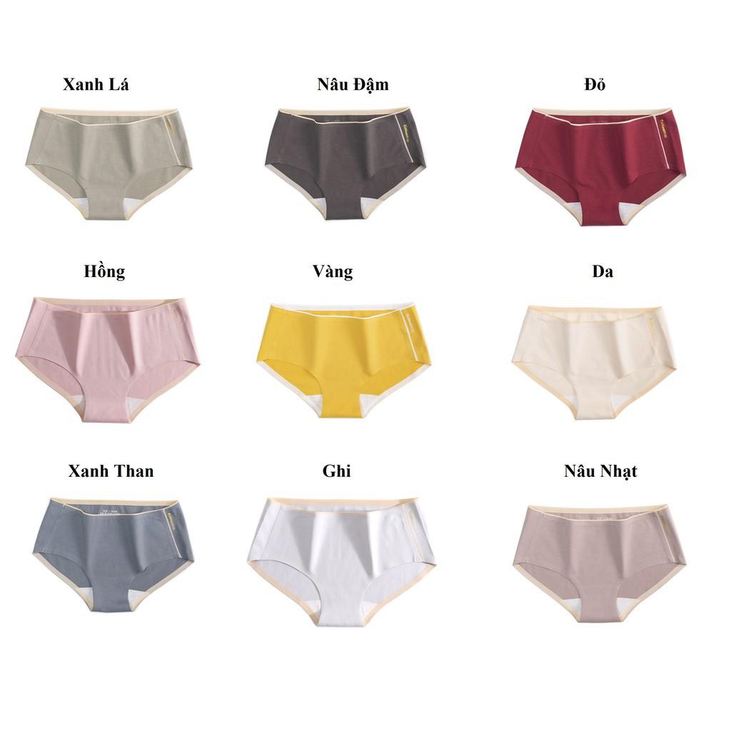 Quần lót cotton không đường may, quần lót nữ không viền kháng khuẩn xuất Nhật Q/C060A