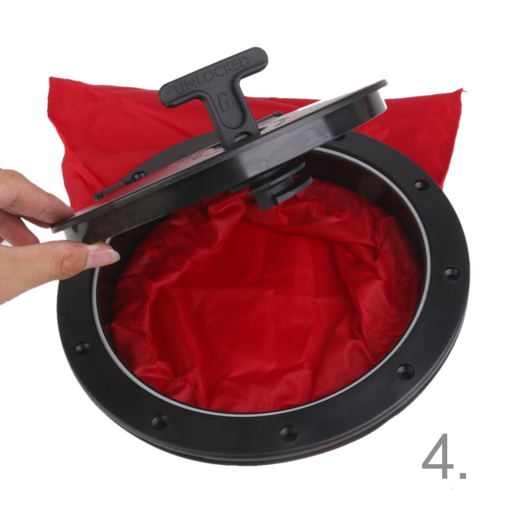 2pcs 6" + 8"   Plate Bag Kit for Marine Boat Kayak Accessory