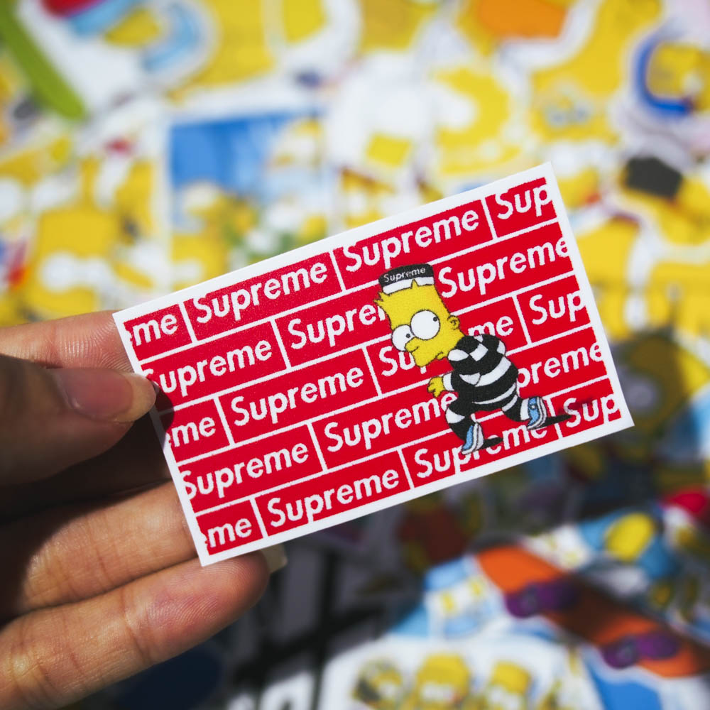 Set 100 sticker hình dán - The Simpsons