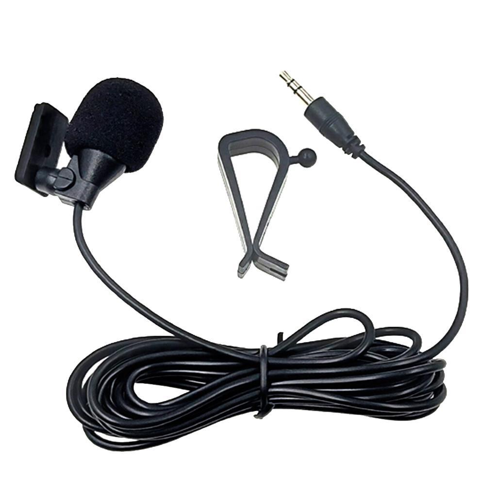 2pcs 3.5mm Mono Plug Clip on Lavalier Lapel Mic Microphone for Loudspeaker